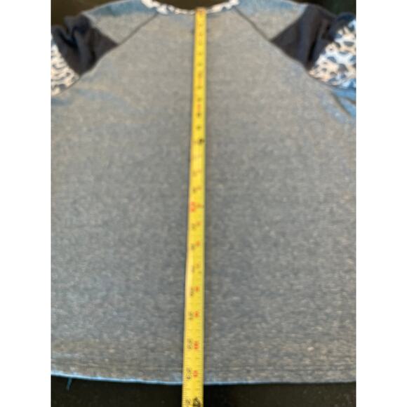 CATO Blue and Leopard crewneck sweatshirt ladies M - Picture 4 of 10